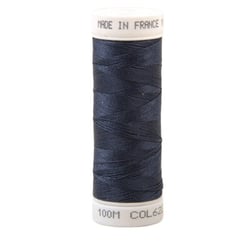 Fil à coudre polyester 100m made in France - bleu dolmen 622