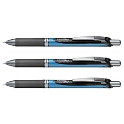 Lot de 3 stylos roller à encre gel liquide EnerGel BLN75