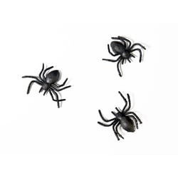 10 Araignée Plastique (3 cm)
