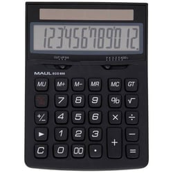 Calculatrice de bureau ECO 850 - 12 chiffres - Noir