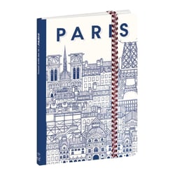 CARNET A6 - 192 PAGES Docteur Paper - 10x15 cm - avec élastique