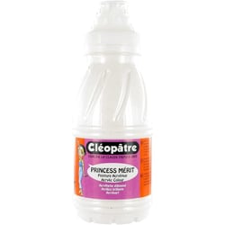 Peinture acrylique Princess Mérit - Blanche - 500 ml - Cléopâtre