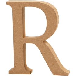Lettre, R, H : 13 cm, ép. 2 cm, 1 pièce