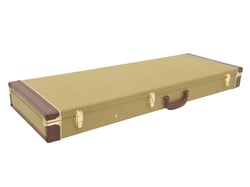 DIMAVERY Étui en bois pour guitares électriques, tweed