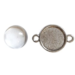 454 Paillettes Plates Rondes Argentées 20mm - PVC Métallisé, Trou Pour Couture, Décoration Vêtements, Mariage
