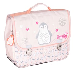 Cartable 38 cm – KIP SWEETY – Rose – 2 compartiments