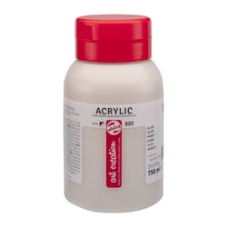 Peinture acrylique - Argent - 800 - Pot de 750 ml - Talens Art Creation