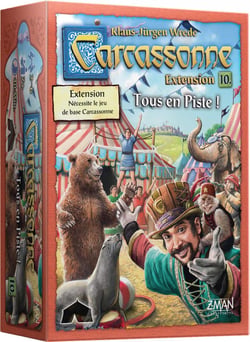 Carcassonne Extension 10 Tous en piste - Asmodee - Bleu