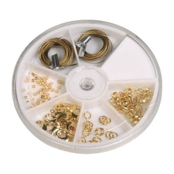 Kit débutants av. accessoires p. bijoux, or, 5 accessoires différents,