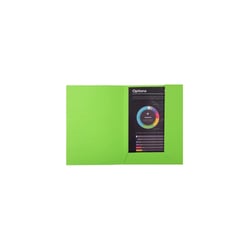 Paquet de 50 chemises 2 rabats ROCK''S 210 - 24x32cm - Vert - x 5 - Exacompta