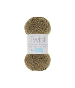 Pelote à tricoter TWIST - 100gr - Trimits 03 Marron/vert