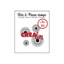 Tampon transparent CREALIES Bits & Pieces n°89 soleil