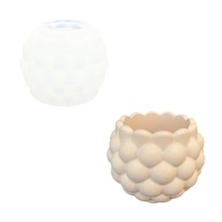 Moule en silicone ø 7cm x 6cm - Pot de fleurs bulles