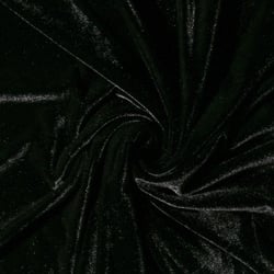 Tissu Velours jersey épais Noir