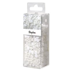 Mix paillettes et perles en verre + fil, gelé, 80g mix et fil 50mx0,3mm