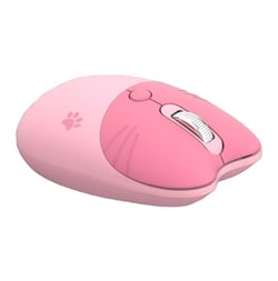 Souris Sans Fil Silencieuse 3 Boutons Rose Vitalité Économie D'énergie YONIS