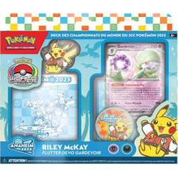 Coffret pokemon deck des championnats du monde 2025   riley mckay   ksi s gardevoir : gardevoir ex 310 - cartes à collectionner française - ASMODEE