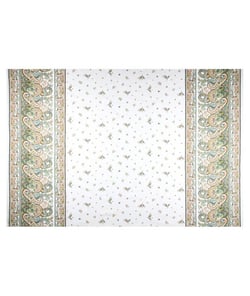 Tissu coton nappe placé moustiers de 160 cm de largeur bagnolslichen vendu par 50 cm