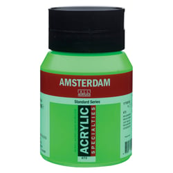 Pot 500 ml - Peinture acrylique Amsterdam Standard Series - Vert Réflex 672 - Semi-transparente