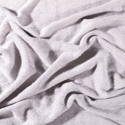 Tissu Eponge Bébé Bambou Tout doux Gris