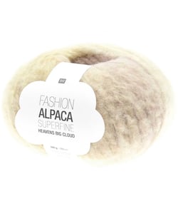 Fil de laine à tricoter Fashion Alpaca Superfine Heavens Big Cloud - 100GR - Rico Design 06 Pastel Shades