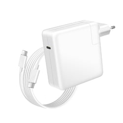 Avizar Chargeur pour MacBook Pro 14'' M1 à M3 USB-C 96W + Câble 1,8m Blanc