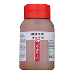 Peinture acrylique - Terre d'Ombre Brûlée - 409 - Pot de 750 ml - Talens Art Creation