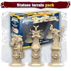 Super Fantasy Brawl - Statues de sorciers
