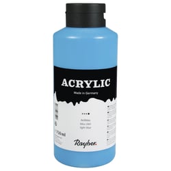 Acrylic, bleu clair, Peint.acrylique d'artistes, flacon 75ml