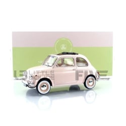 Voiture Miniature de Collection - NOREV - FIAT 500 L - 1968 - Couleur Pink - 1/18