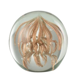 Presse papier capris bronze en verre 8 cm