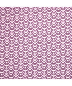 Tissu coton Saijo de 150 cm de largeur Violet Rose vendu par 50 cm