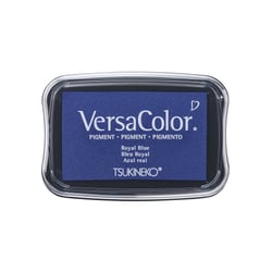 Versa Color Tampon encreur pigmenté, bleu royal, 9,6x6,3x1,8cm