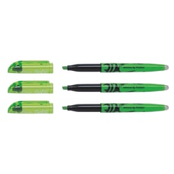 Lot de 3 surligneurs effaçables pointe 3,8 mm - PILOT - Vert - FriXion Light