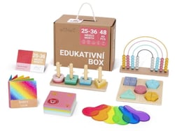 Coffret Pédagogique jouets d'éveil - EliNeli - Beige