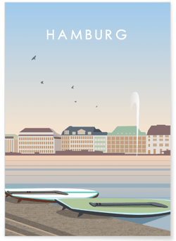 Poster Hamburg | A3 : 29,7x42cm
