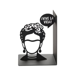 Porte-livres Frida – Balvi | Serre-livres métal noir design artiste