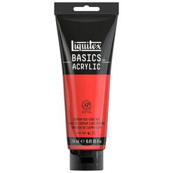 Peinture Acrylique en tube rouge de cadmium clair 250ml - Liquitex Basics