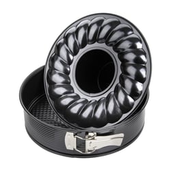 Moule à manqué et savarin double fond 28 cm Zenker Black Metallic