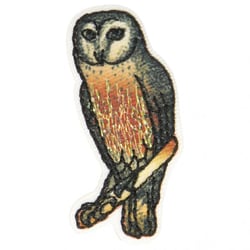Ecusson thermocollant chouette hibou 3 cm x 2 cm
