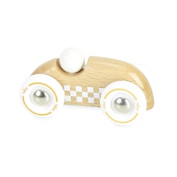 Mini Rallye Checkers bois naturel - Vilac