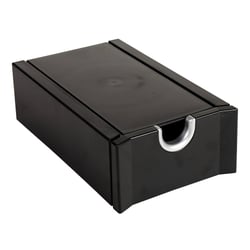 Fichier pour cartes de visite Exactive - 61x114x190 mm - Noir - Exacompta