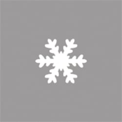 Perforatrice : Flocon neige, ø2,54cm, (1"), 1 pce.