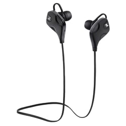 Ecouteurs Bluetooth Sans Fil Stéréo Avec Micro Et Contrôle Vocal Pour Smartphone Noir YONIS