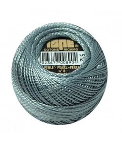 Coton perlé ISPE N°8 - 10GR - Distrifil 512 Plomb
