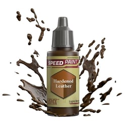 Peinture monocouche miniatures - THE ARMY PAINTER - Speedpaint Cuir Trempé - Marron clair - 18 ml - Compte-gouttes