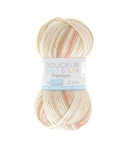 Fil à tricoter Douceur Baby Color Premium - Trimits : Idéal pour les Tricots de Bébé 202 Multicolore