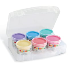 Peinture au doigt 6 couleurs métallisées