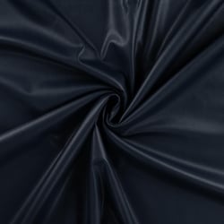 Tissu Simili Cuir Britney Stretch envers doudou uni Bleu marine