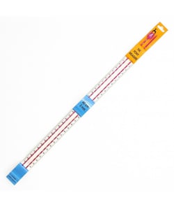 Aiguilles à tricoter 40 cm aluminium graduées N° 2 à 5,5 - Pony taille n°2,5